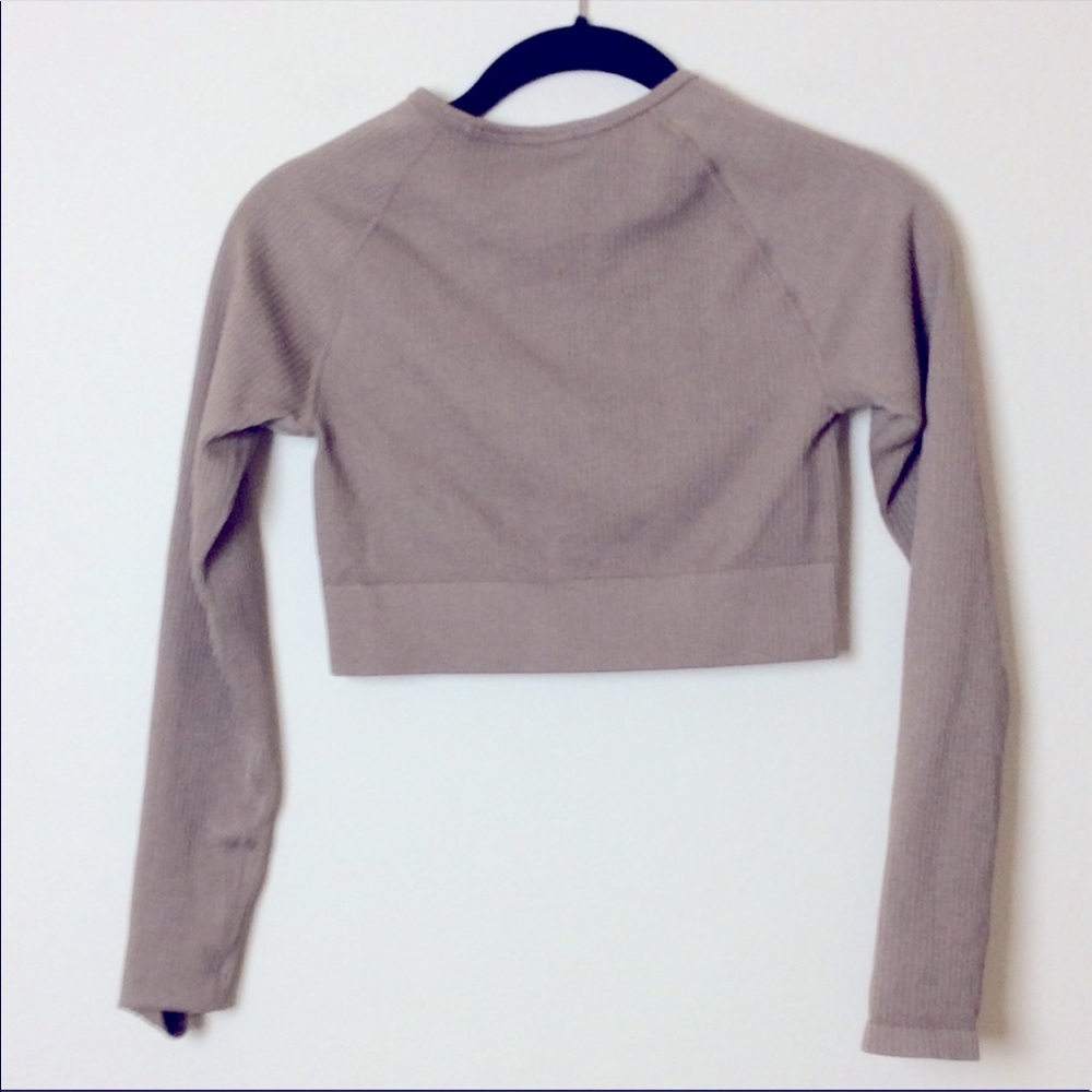 ❌SOLD❌FINAL⬇️EUC🤎LILIA’S🤎SEAMLESS CROPPED TOP - Picture 6 of 7